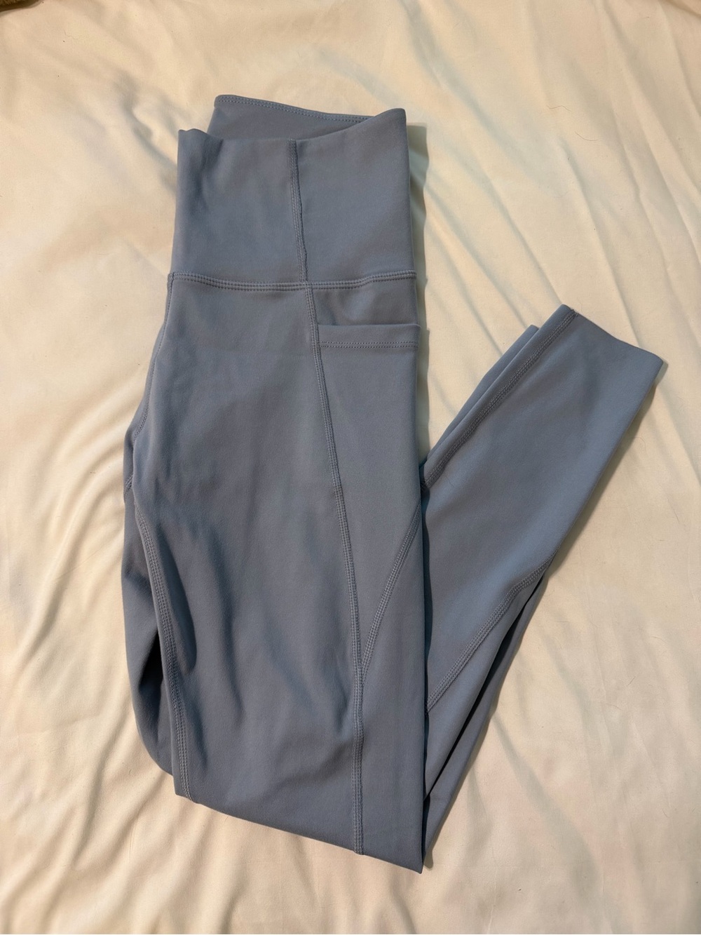 Danskin High-Waist Leggings in Dusty Blue